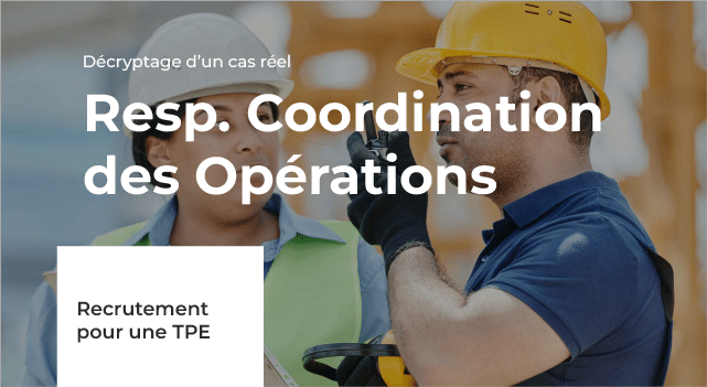 recrutement responsable coordination operations miniature